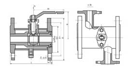 BQ41F�ͱ��؊A��ʽ�ք����yPN16��PN25���νY���ߴ�D