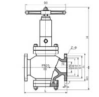FJ41�͹�(ji��)����ֹ�ſ��yPN16��PN160���νY(ji��)��(g��u)�ߴ�D