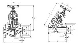 J41F46���r���քӷ��m��ֹ�yPN10��PN25���νY���ߴ�D