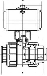 Q611F-10U�͚��PVC�z�����yPN10��PN16���νY���ߴ�D