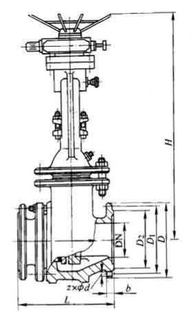 PZ941H-16C��늄���������l�y��Ҫ���μ��Y���ߴ�(mm)